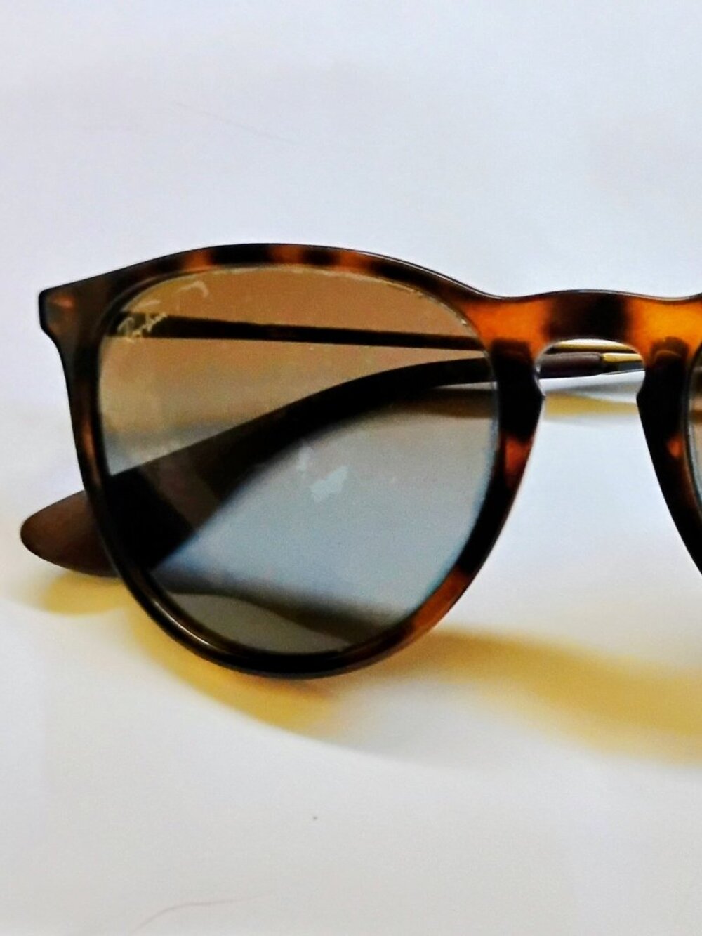 Women's Rayban Erika Polished Havana Sunglasses-Polarized